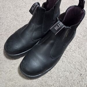Women's Black Ankle Safety Booties